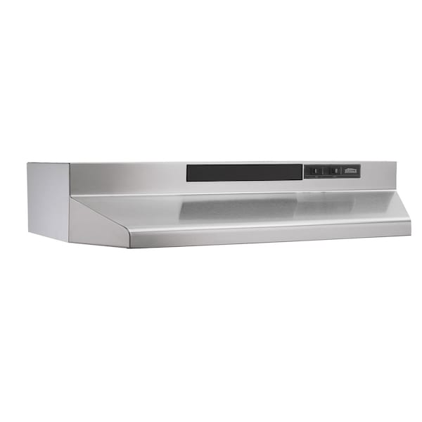 Broan-Nutone 24-Inch Stainless Steel Convertible Under-Cabinet Range Hood with 230 Max Blower CFM F402404 - main